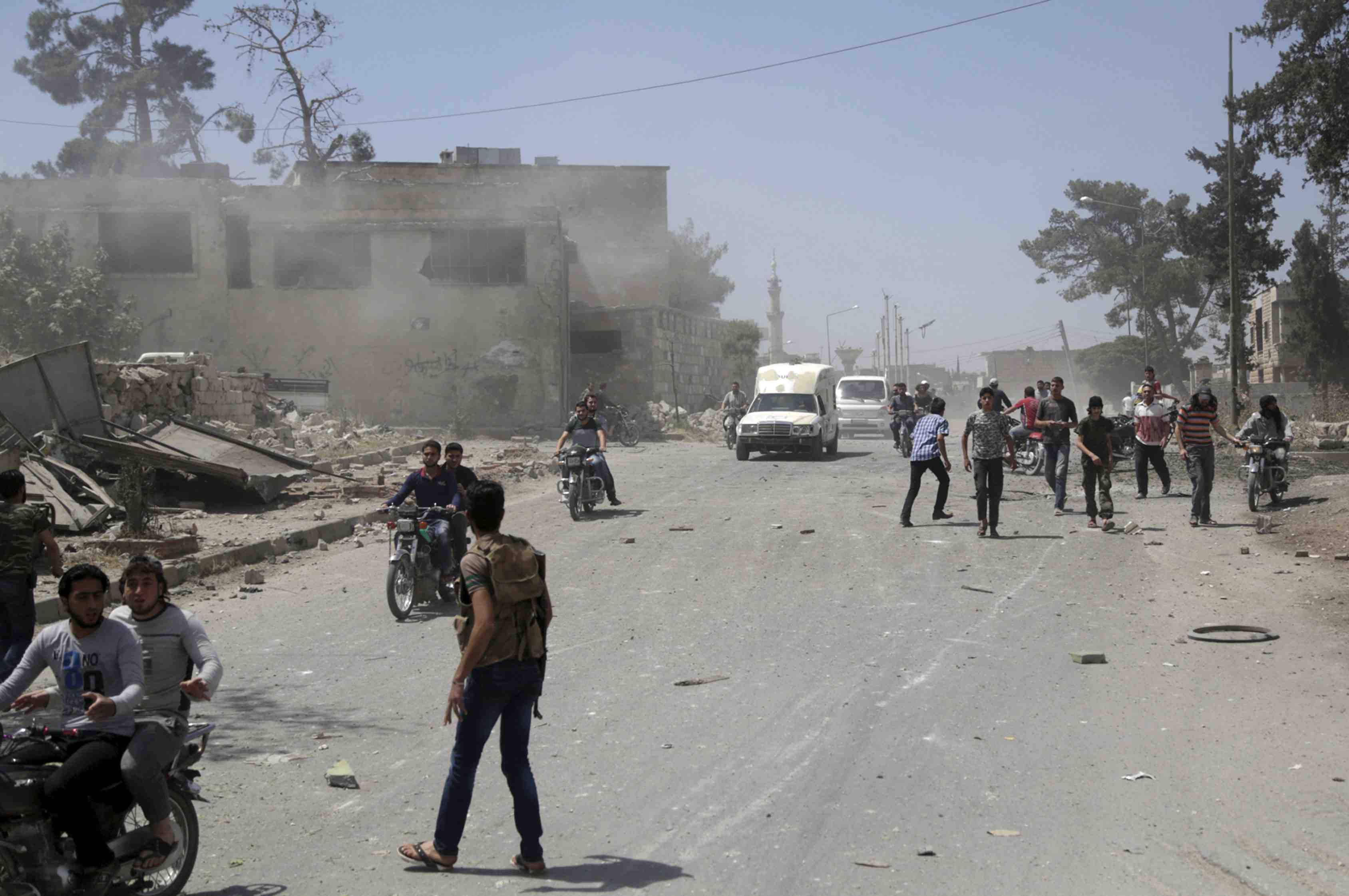 Les rebelles progressent dans le nord-ouest de la syrie