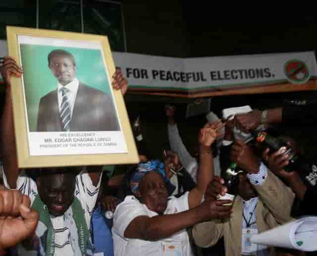 L'opposition en zambie conteste la reelection du president lungu