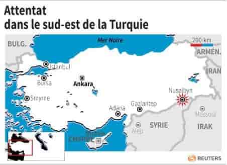 Attentat dans le sud-est de la turquie