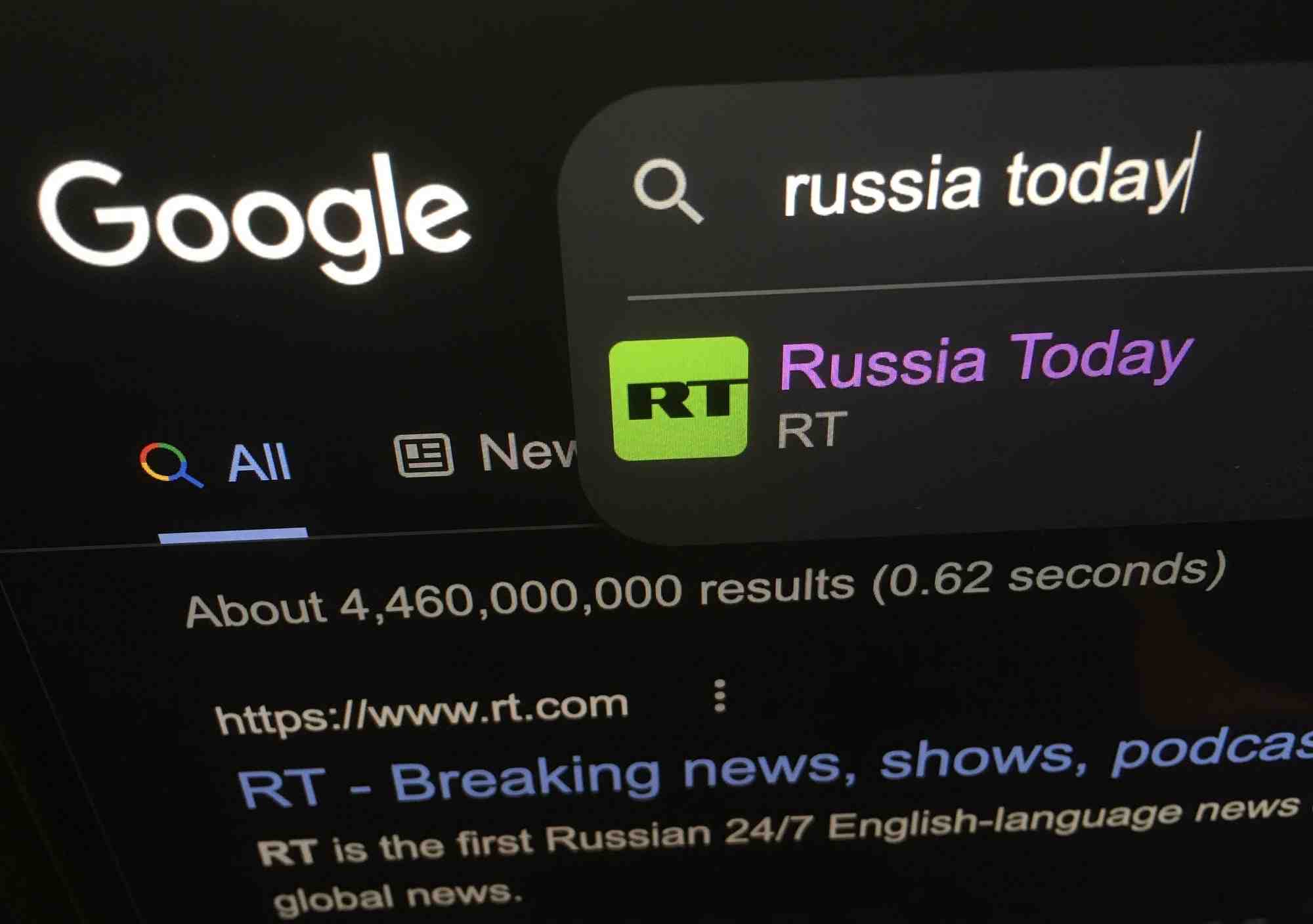 RT Google russie