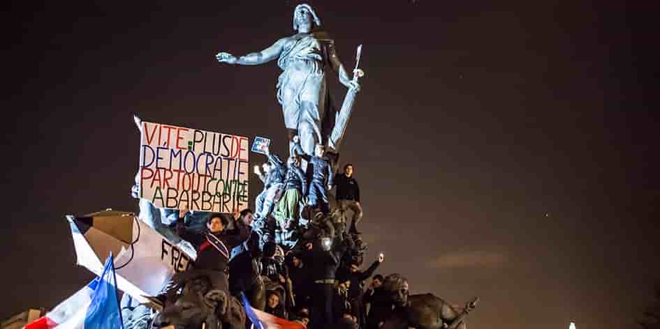 Après l'attentat, les mobilisations en soutien à Charlie Hebdo se sont multipliées.