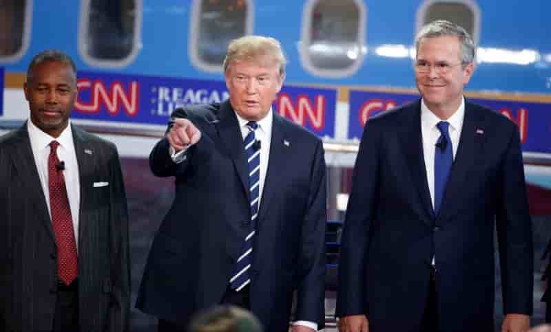 Donald trump au centre du deuxieme debat republicain
