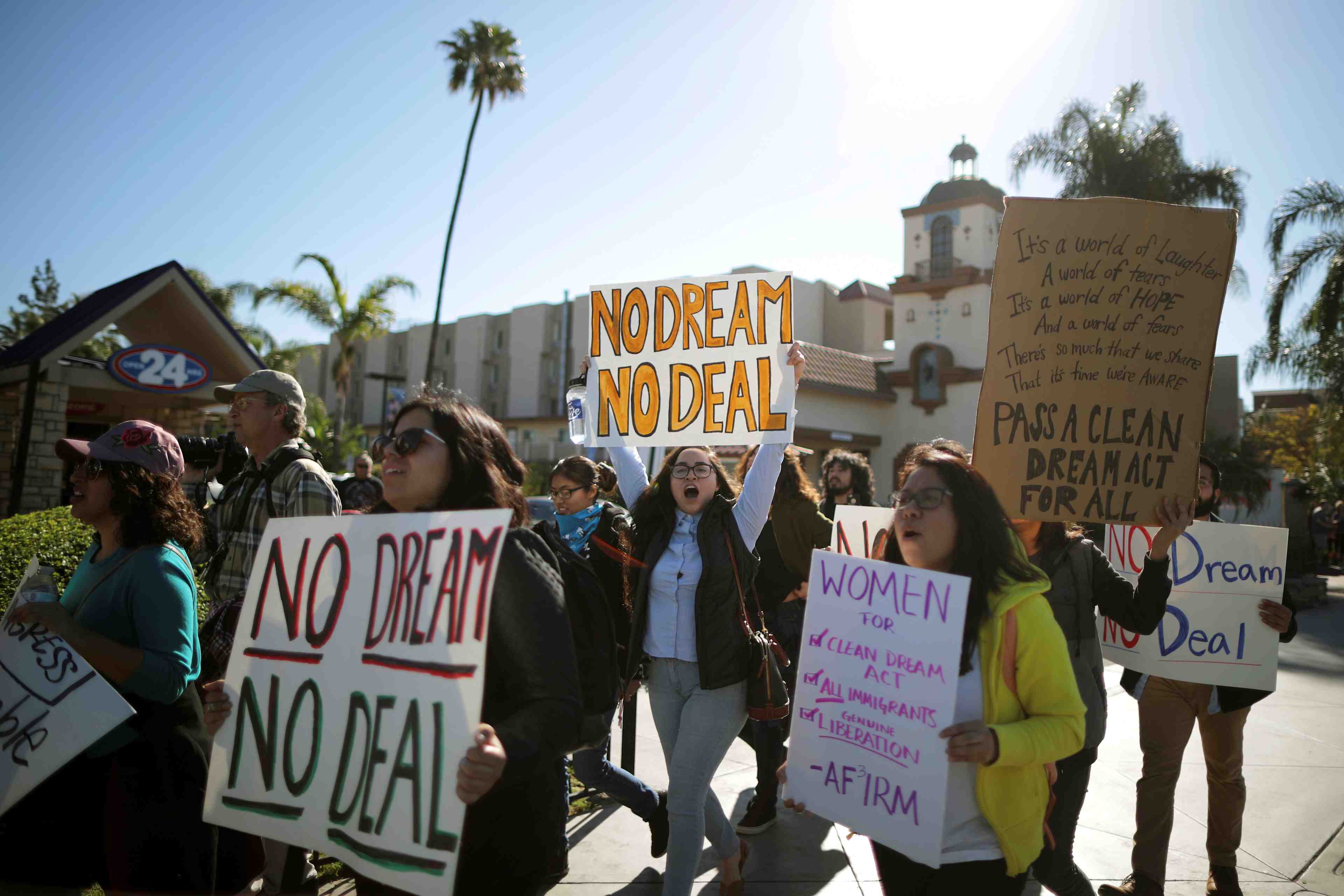 Les "dreamers" decus par l'absence de loi sur l'immigration
