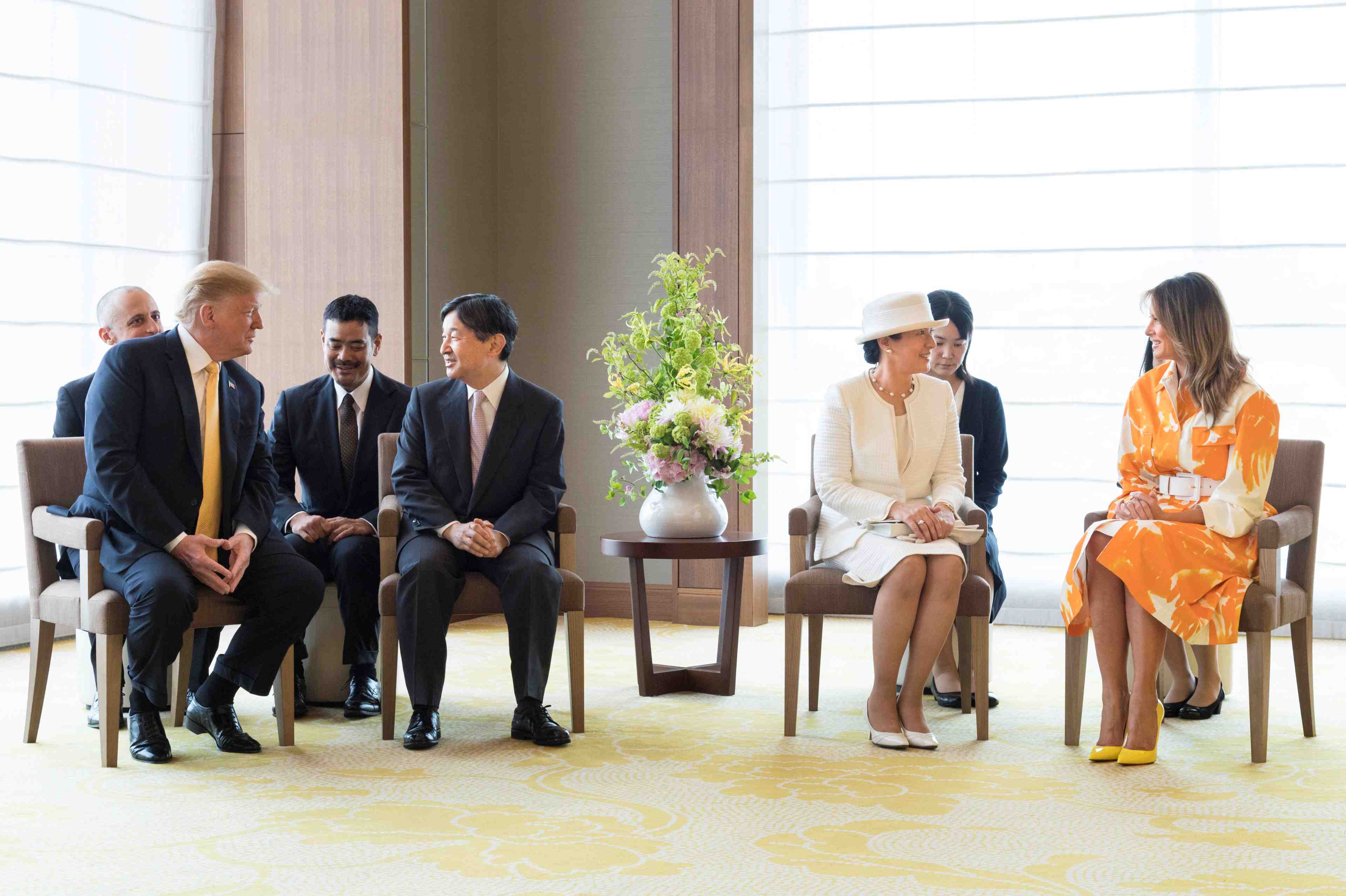 Trump a tokyo, bref repit dans le conflit commercial japon-usa