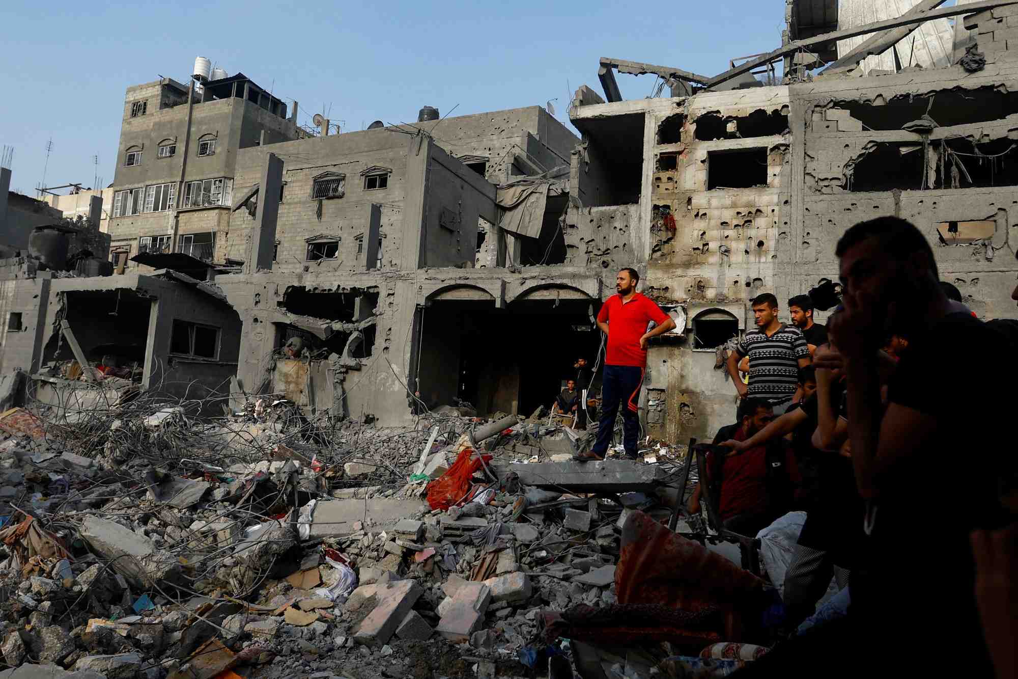 Suite des frappes israeliennes a khan younis