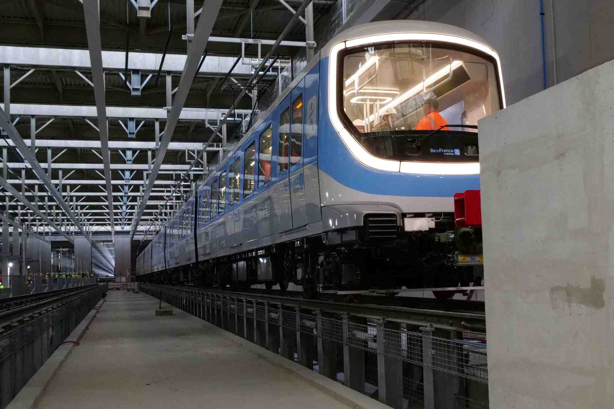 Le Grand Paris Express a fait son premier trajet, en novembre 2023, à Champigny-sur-Marne.