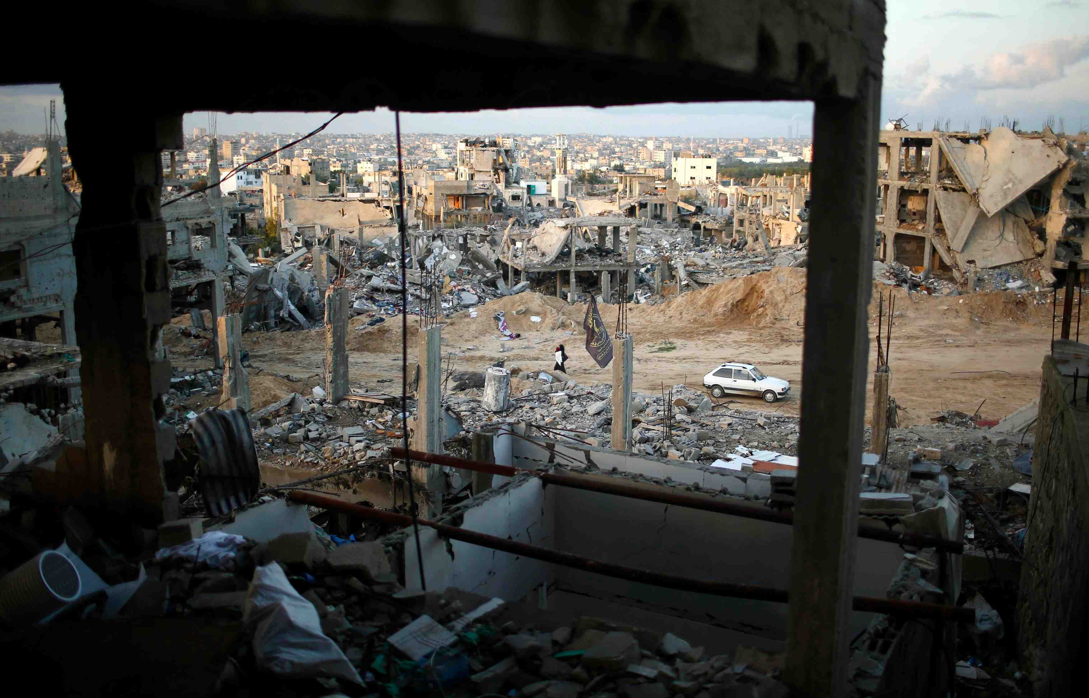 L'aide financiere a gaza arrive au compte-gouttes