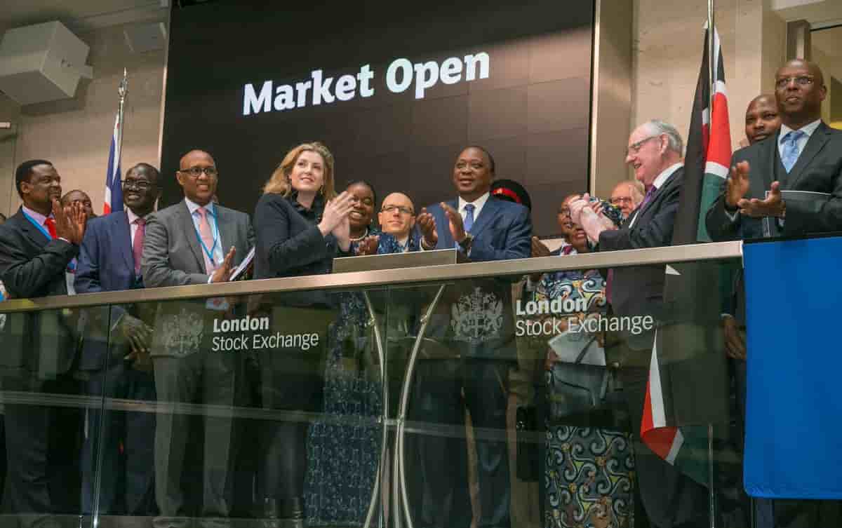 Kenyatta à la Bourse de Londres