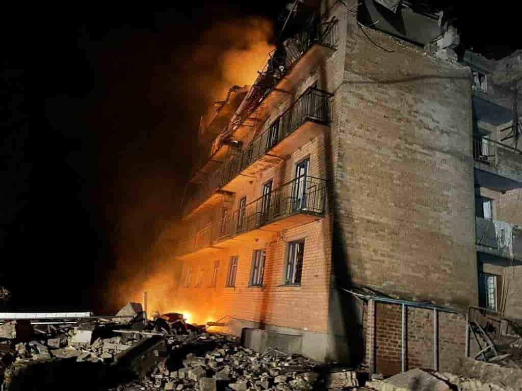 Attaque de drones dans la region de kyiv