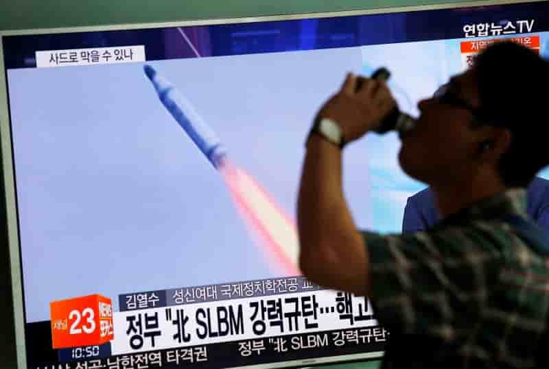Nouvel tir de missile balistique en coree du nord