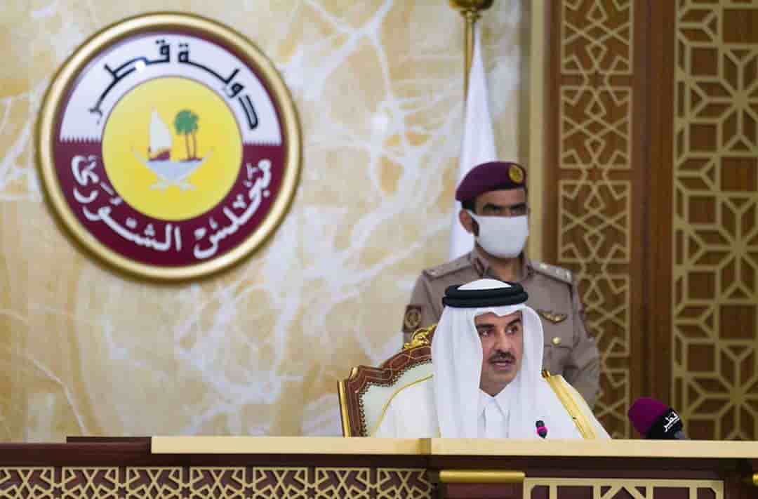 L'emir du qatar en route pour l'arabie saoudite, apres trois ans de crise