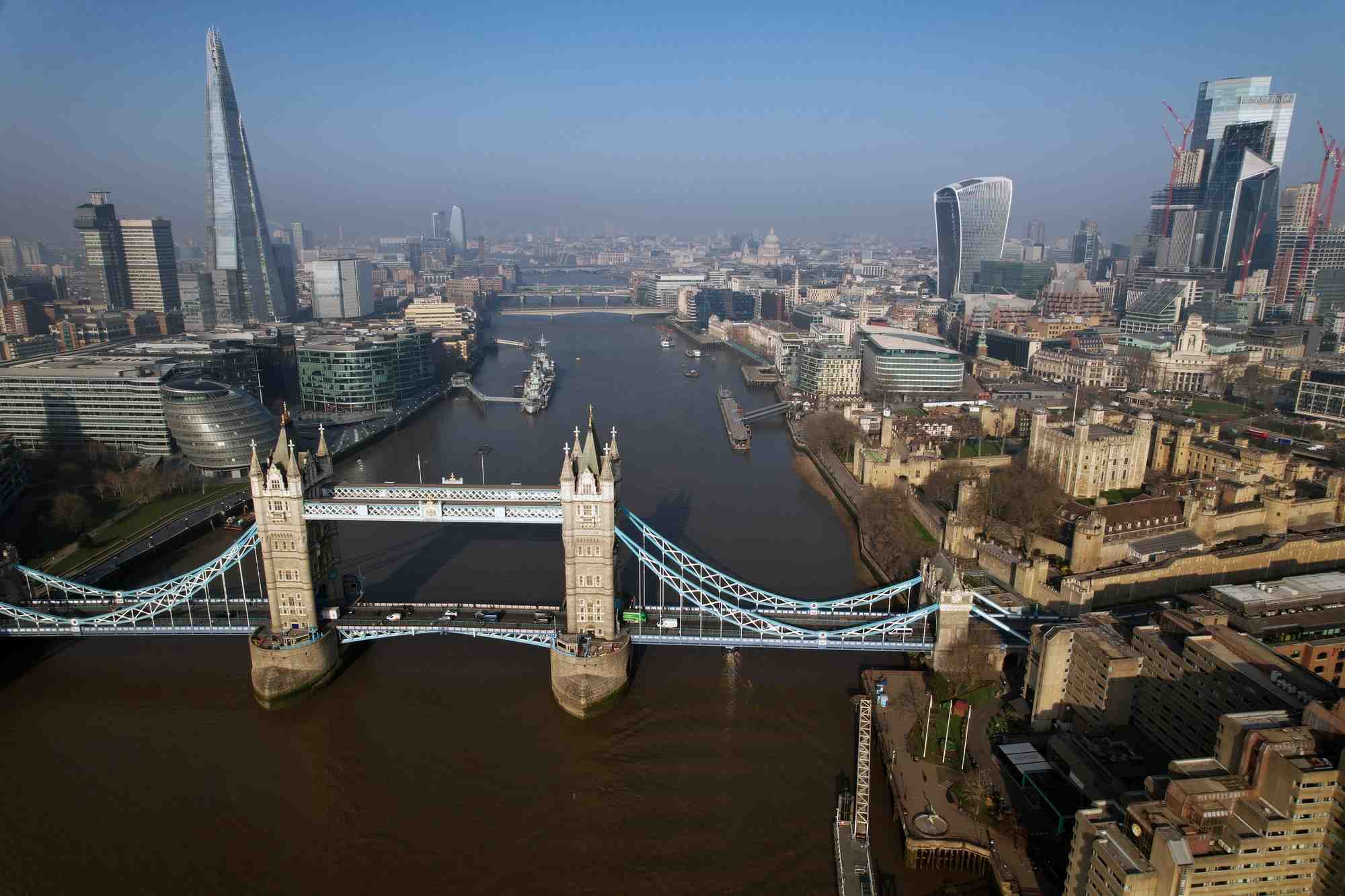 Vue generale de londres