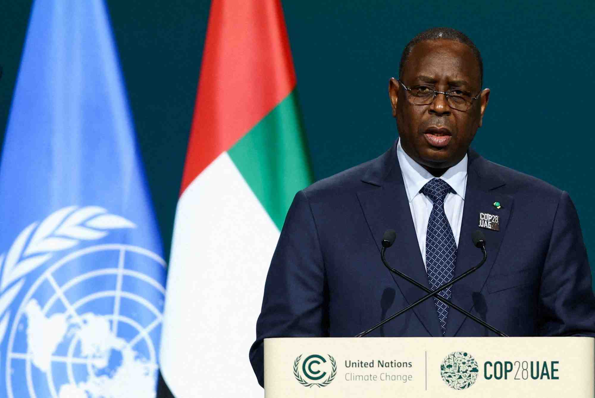 Le président du Sénégal Macky Sall