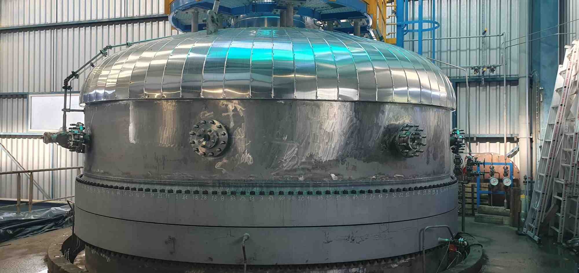 Le nouveau réacteur est en service à l'usine Yara d'Ambès depuis avril 2024