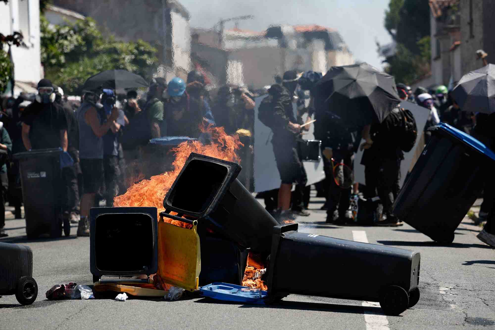 La journée s'est soldée par 7 gardes à vue