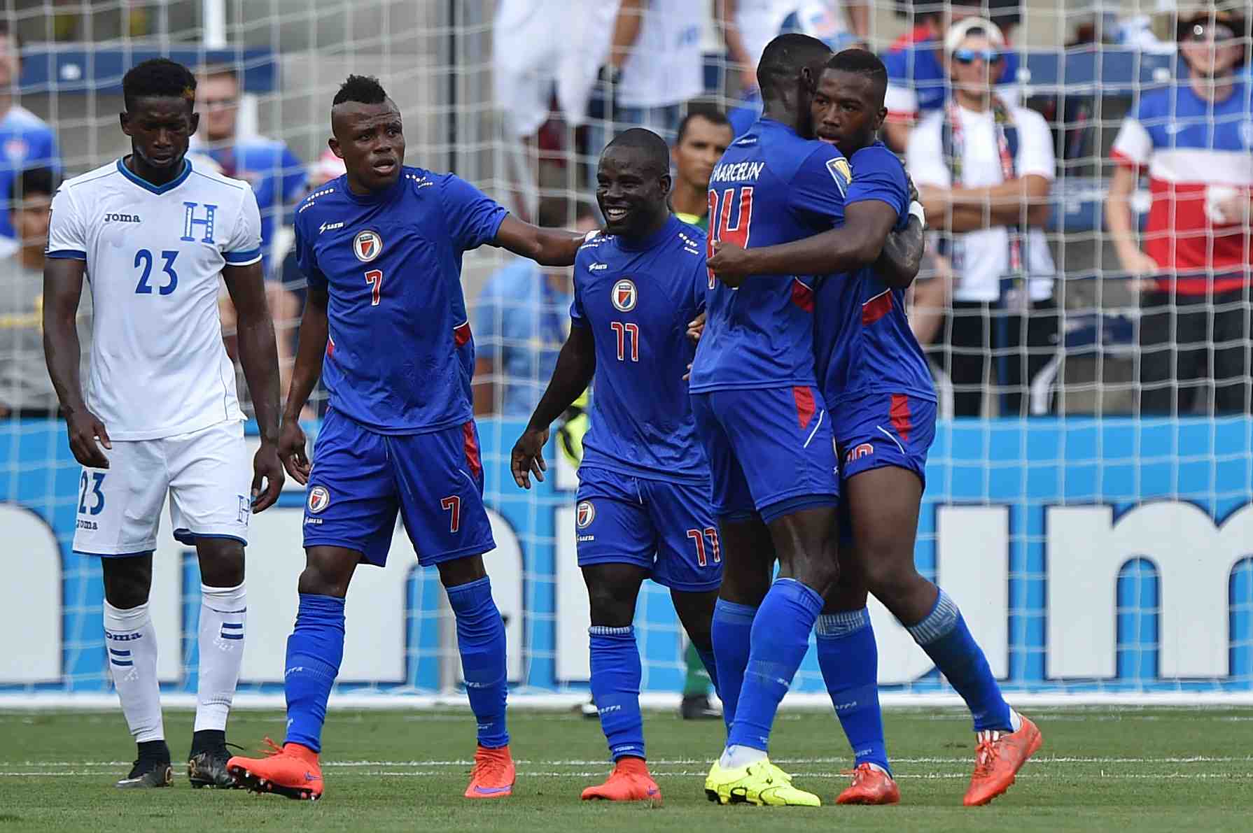Les etats-unis et haiti en quarts de finale