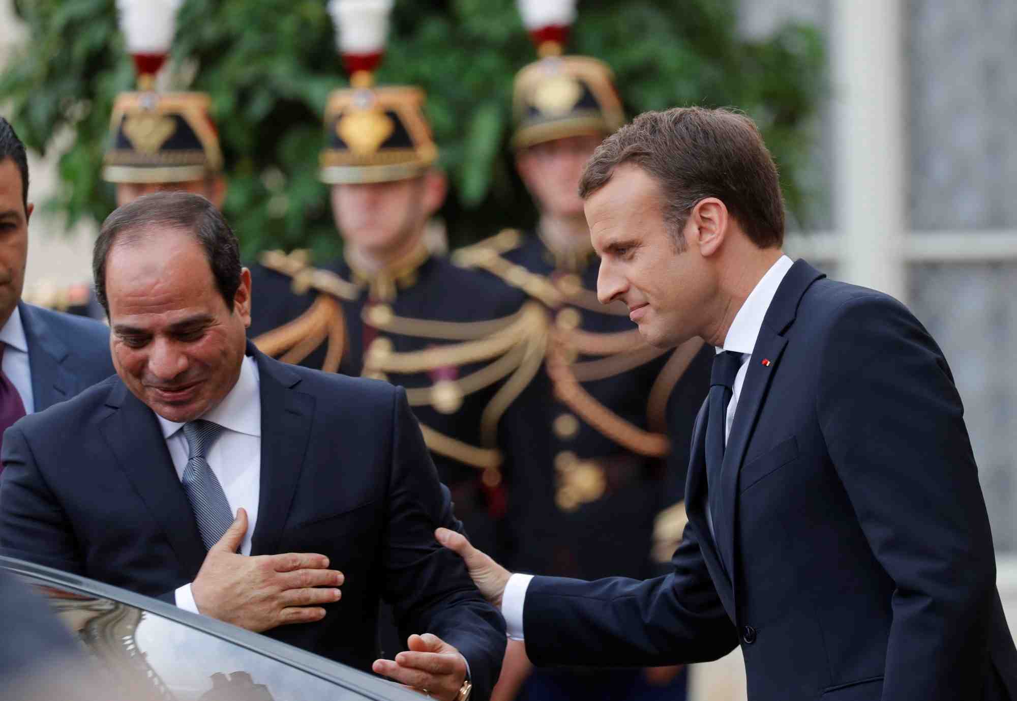 Macron appelle sissi a agir sur les droits de l'homme