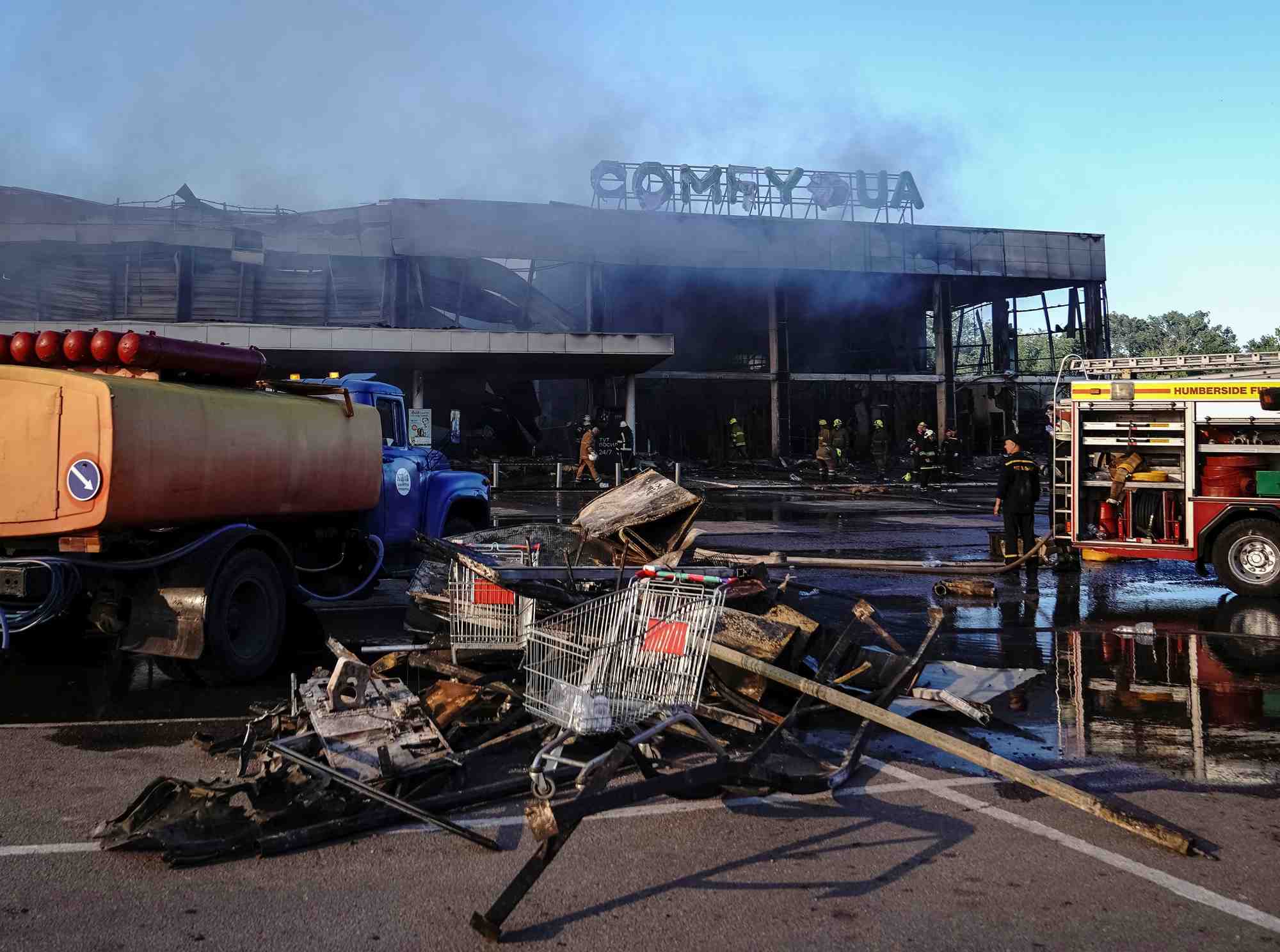 Moscou dit avoir tire sur un depot d'armes a krementchouk