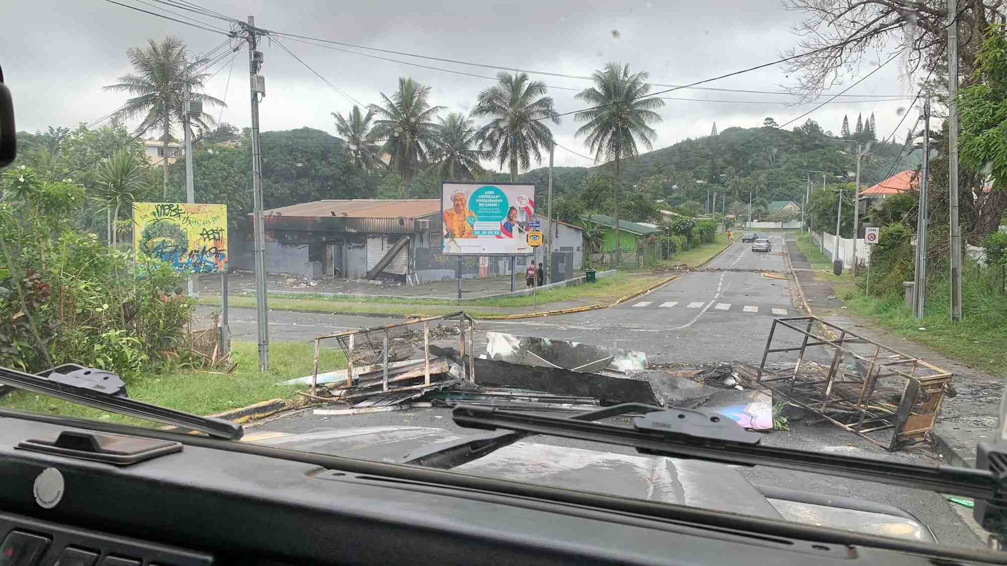 Dommages causes par les emeutes en nouvelle-caledonie