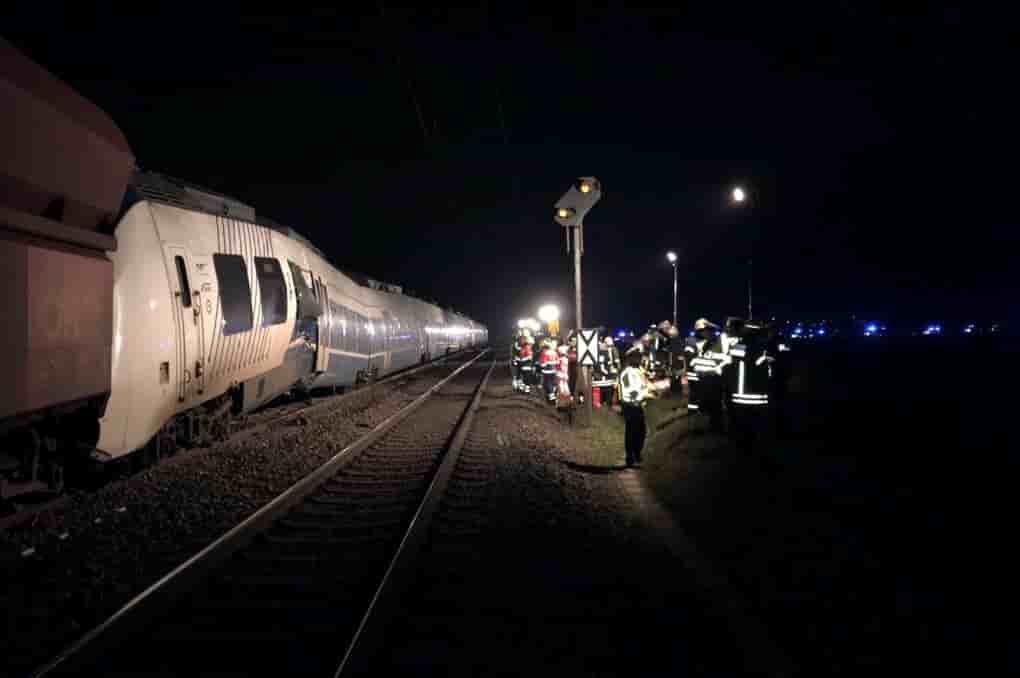 Collision ferroviaire en allemagne, environ 50 blesses