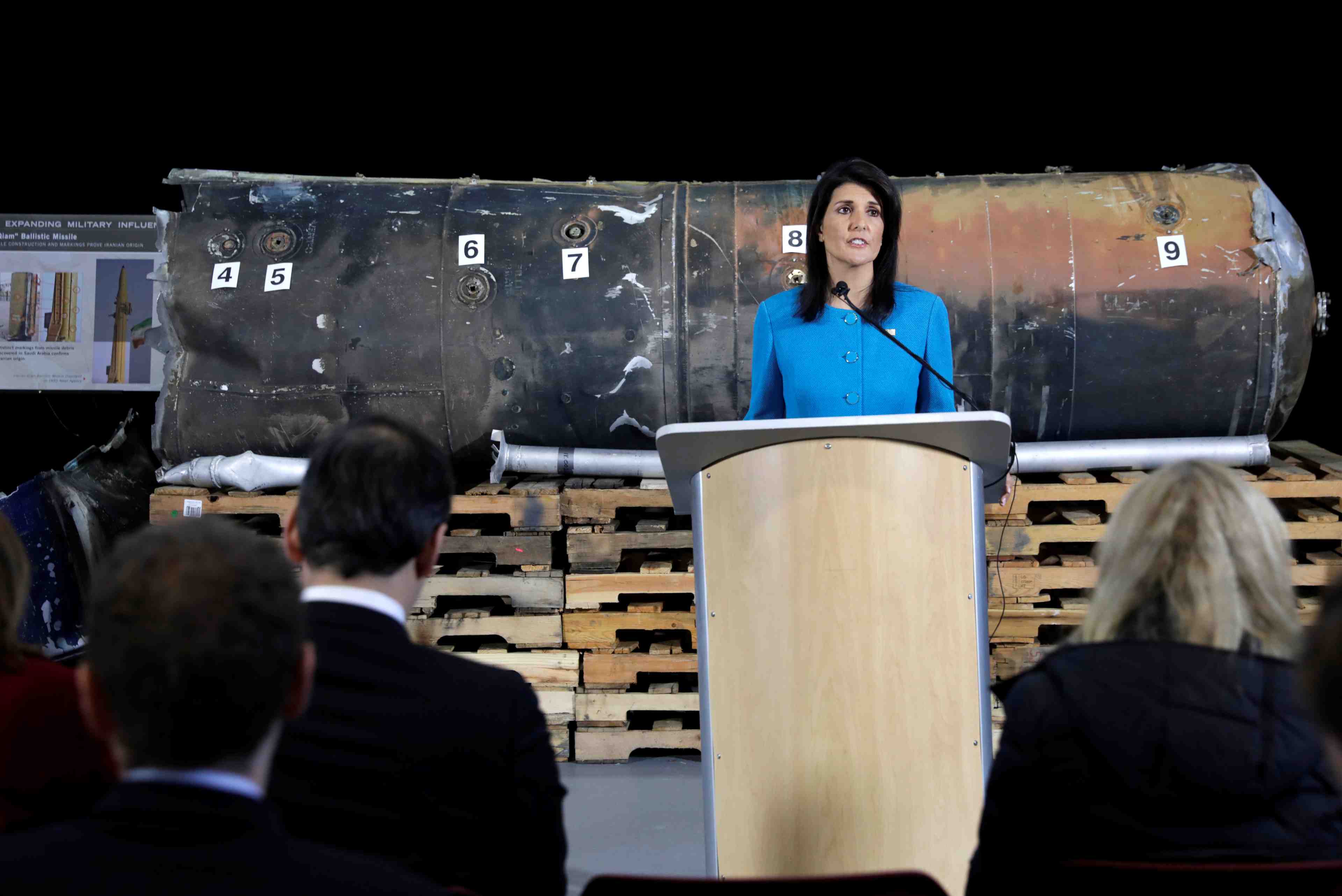 Les usa veulent creer une coalition contre l'iran, selon une ambassadrice