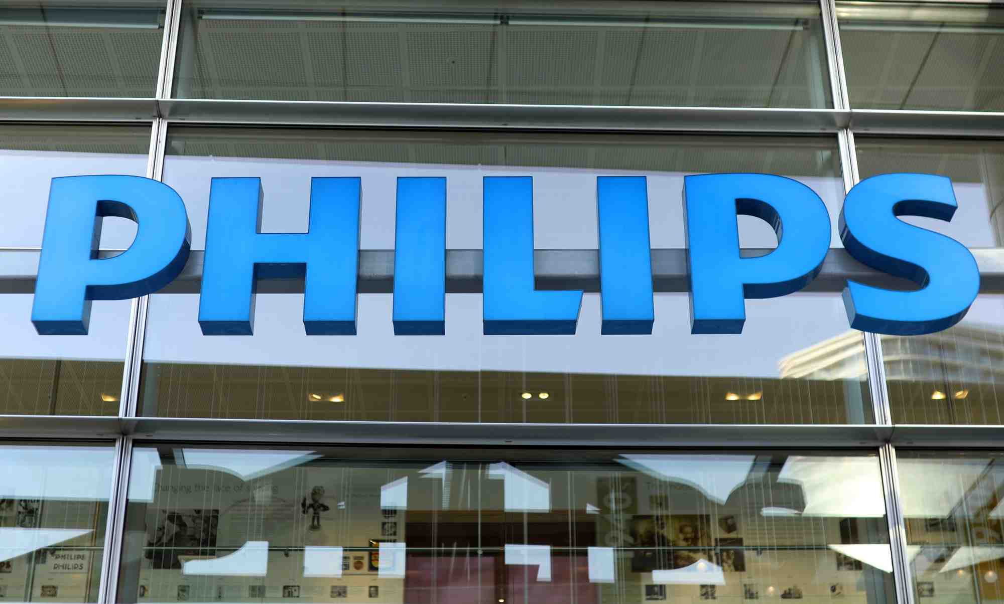 Le logo de l'entreprise neerlandaise philips