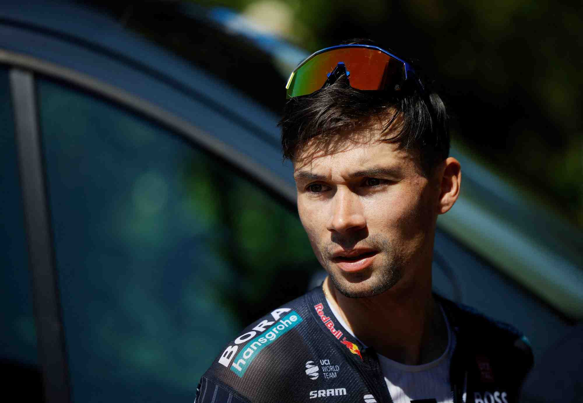 Primoz roglic lors du tour de france