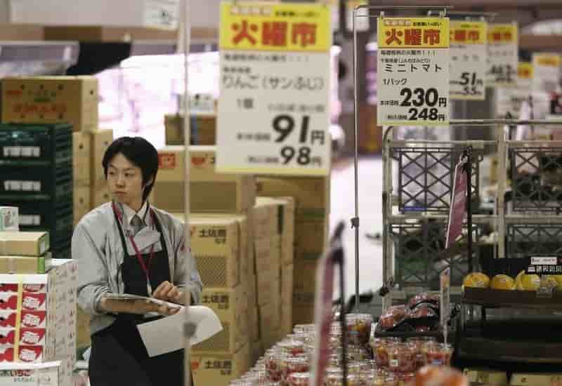 L'indice du secteur japonais des services recule
