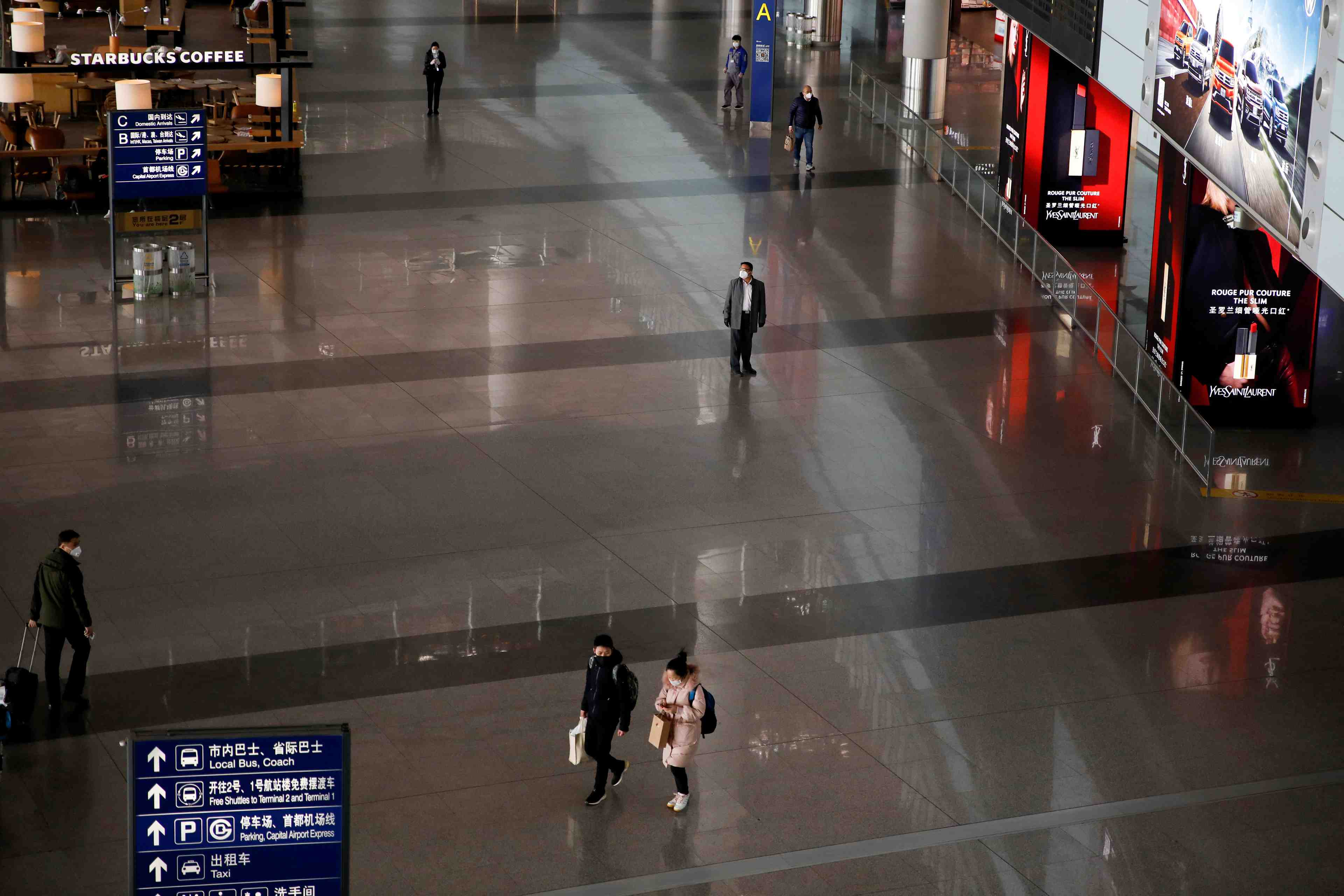 Chine: le nombre de passagers aeriens en recul en avril de 68,5% sur un an