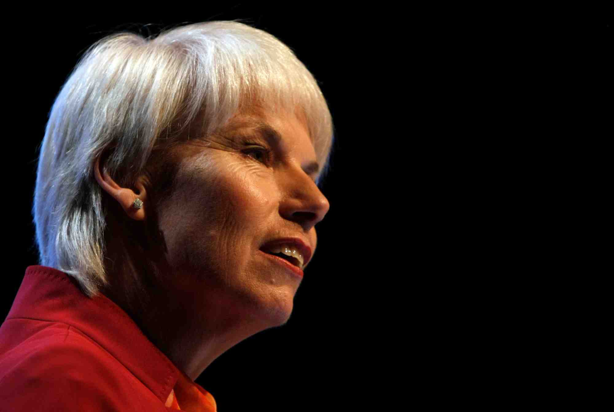 Gail kelly lors d'une assemblee generale
