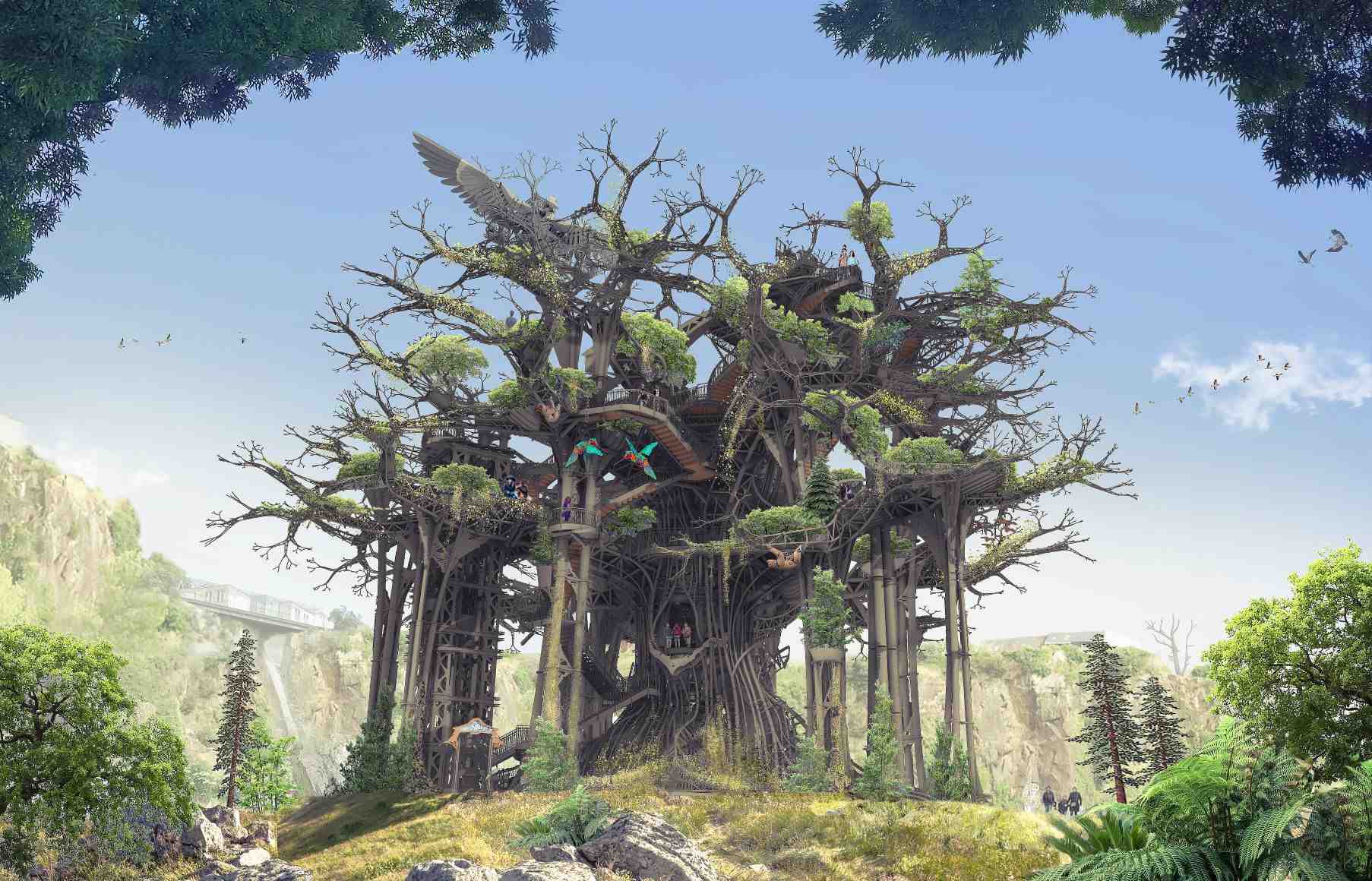 Arbre aux hérons
