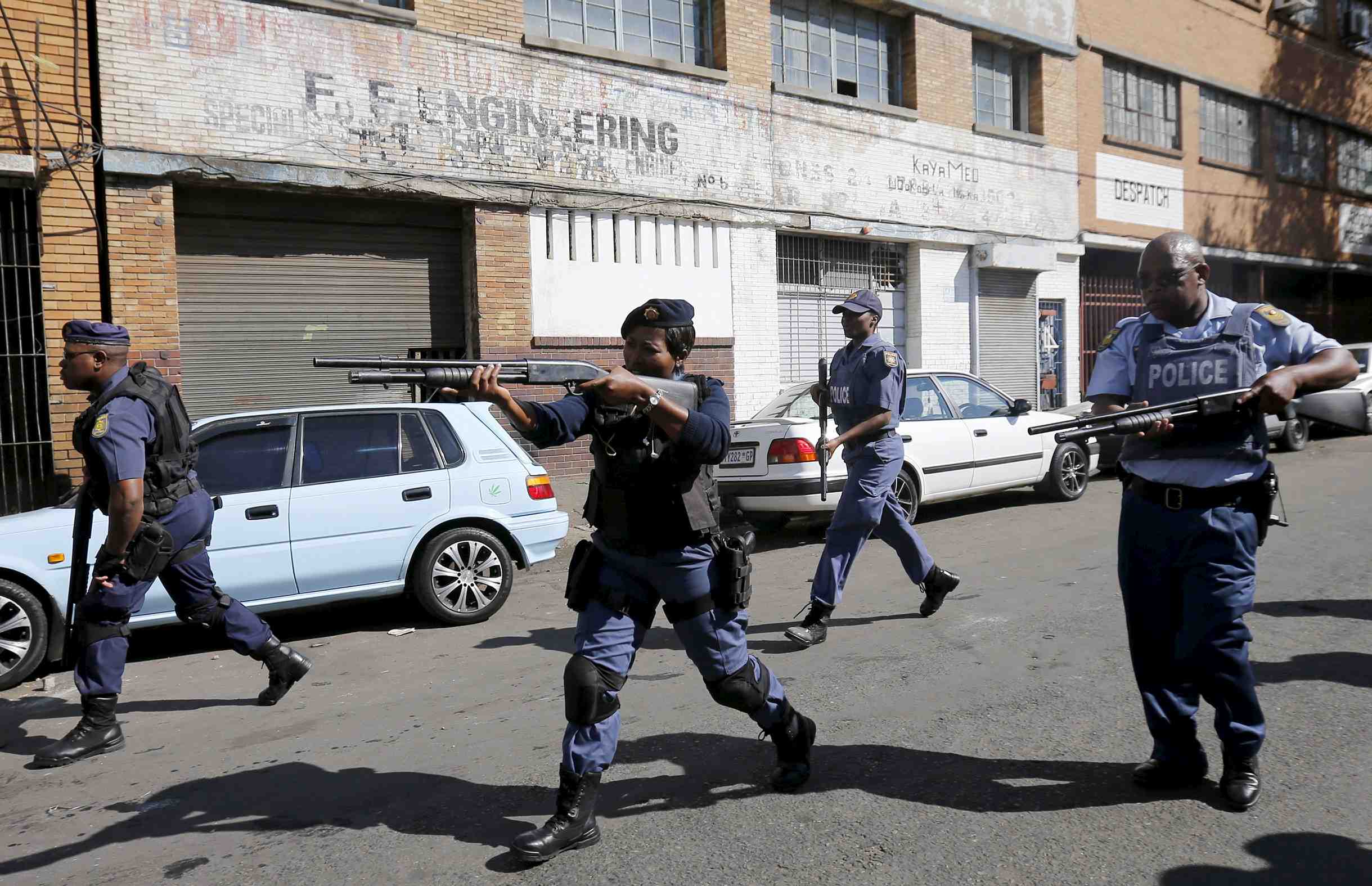 Onze personnes arretees en afrique du sud pour violences xenophobes