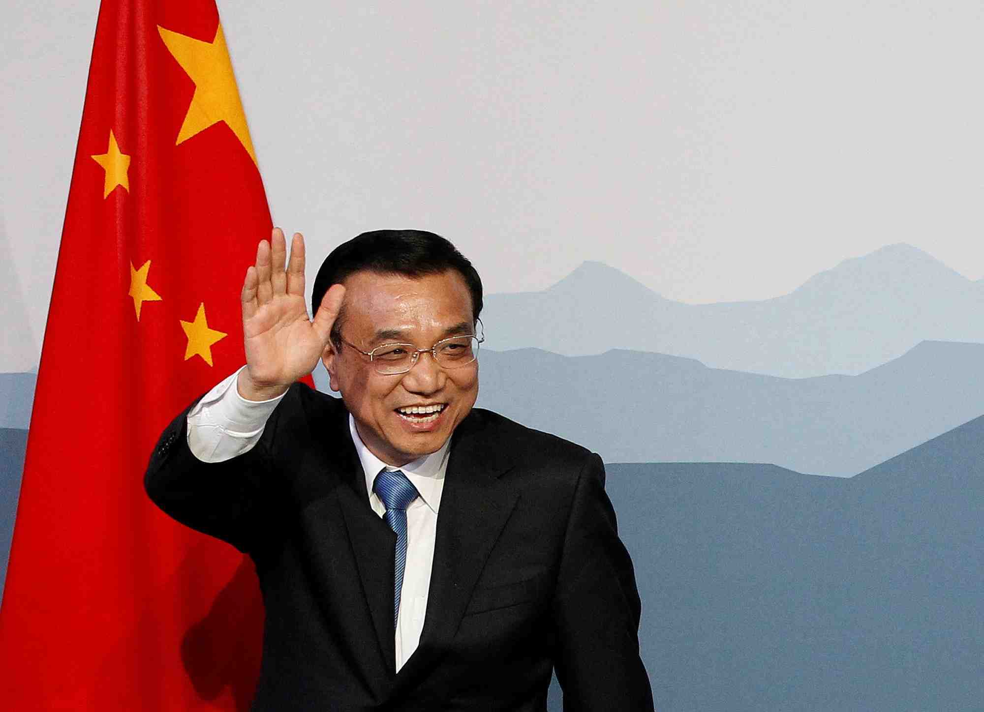 L'ancien premier ministre chinois li keqiang