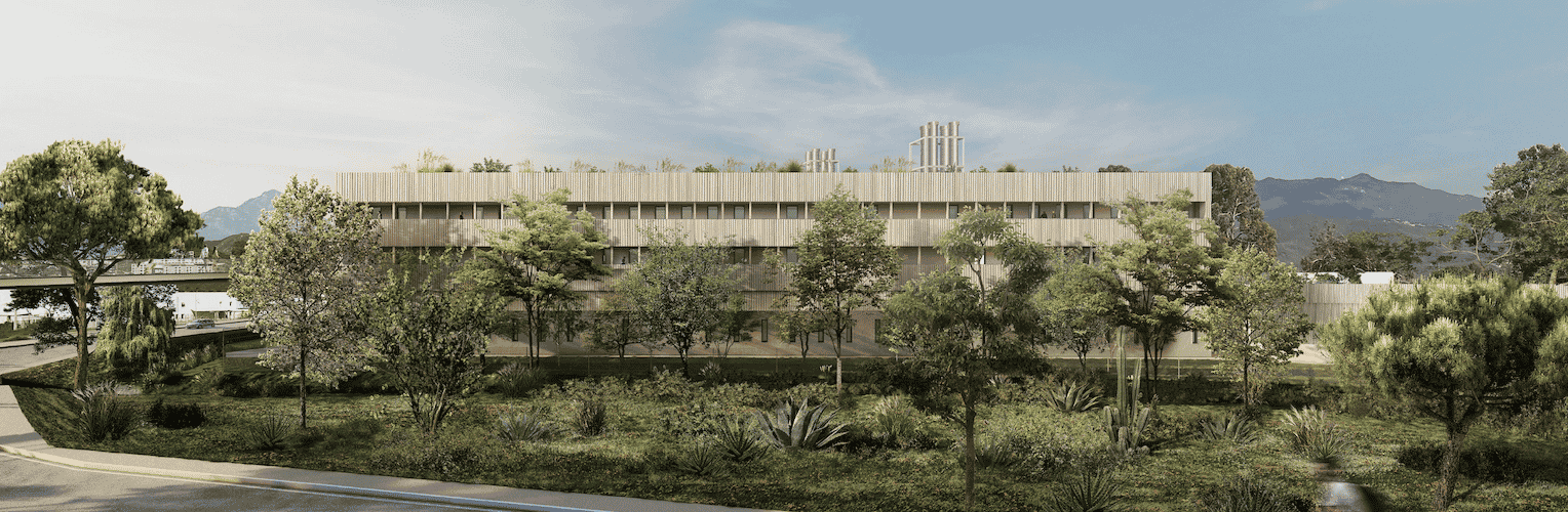 La centrale thermique du Vazzio va enfin disparaître du paysage marin du golfe d'Ajaccio. Maîtrise d'œuvre Bonatti/Man - Projet architectural Villa Battesti Architectes et Associés