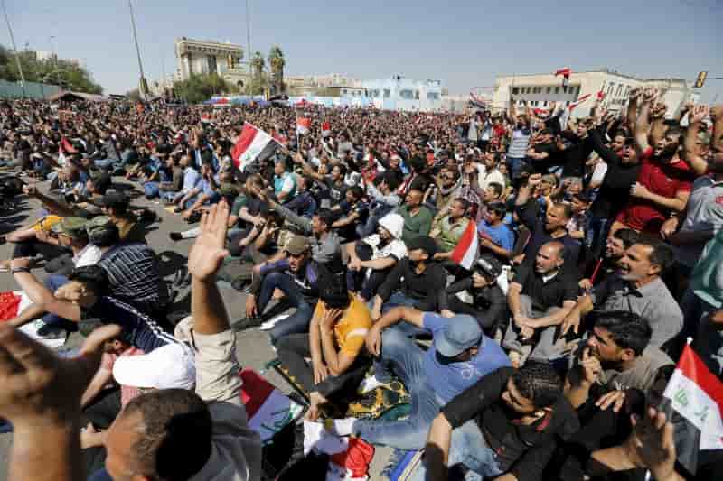 Manifestation anti-corruption a bagdad
