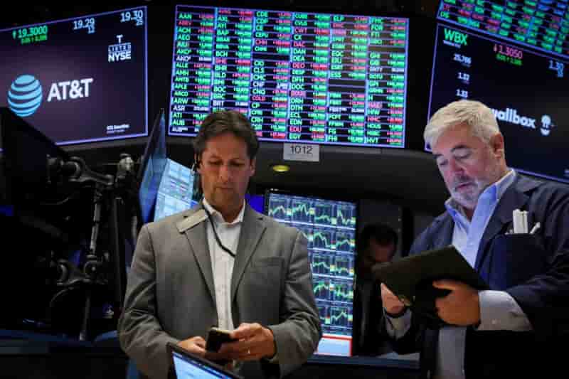 Traders a la bourse de new york (nyse)