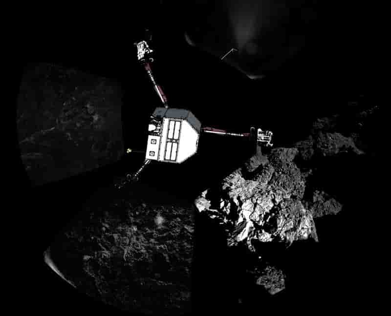Philae a effectué un forage dans le sol de la comète
