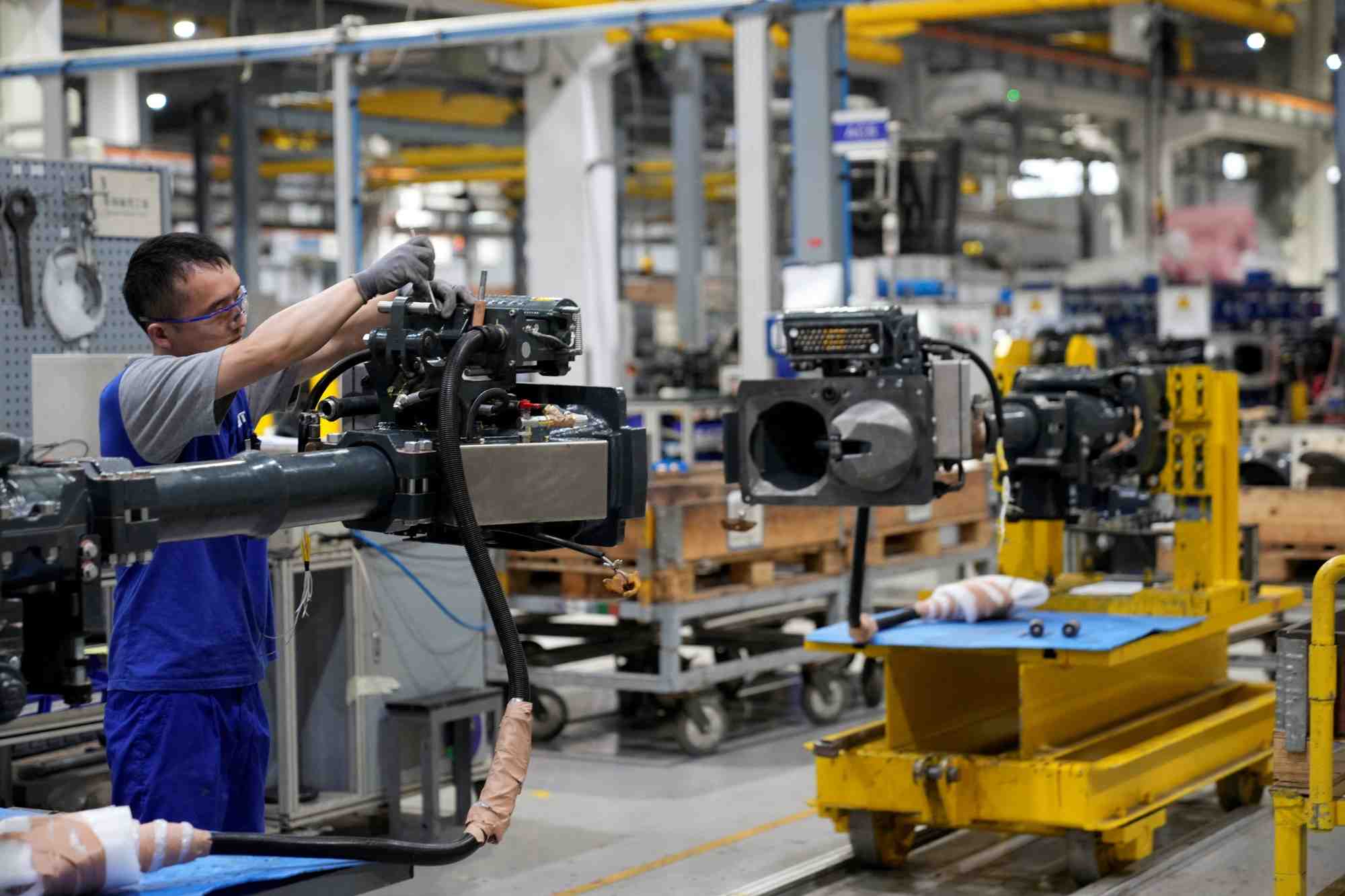 Visite des medias organisee par le gouvernement a voith a shanghai