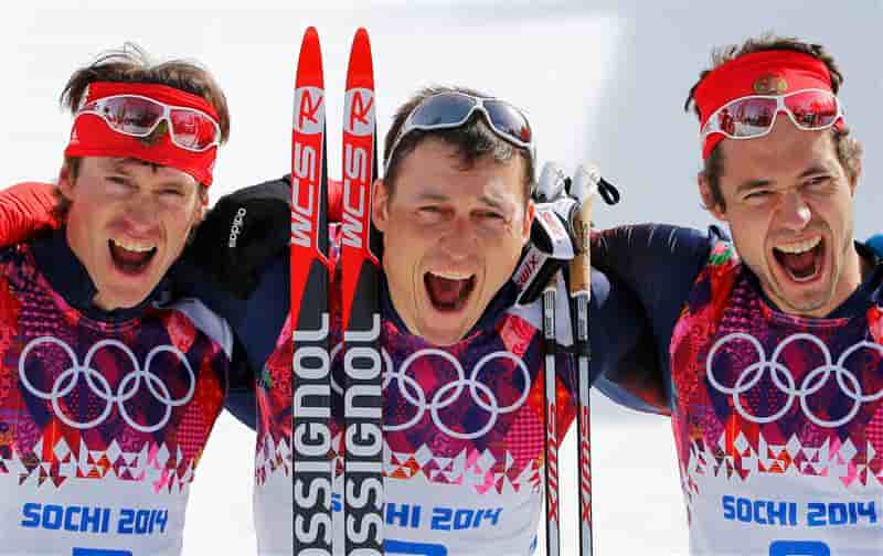 JO: triplé russe dans l'épreuve des 50 km de ski de fond
