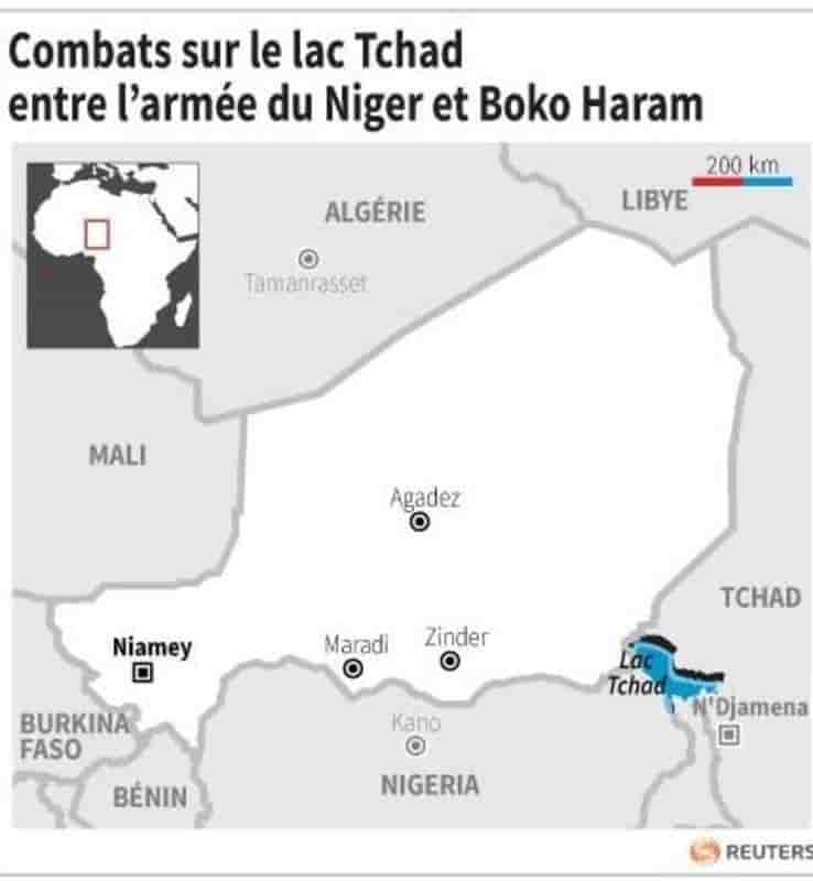 Combats sur le lac tchad entre l’armee du niger et boko haram