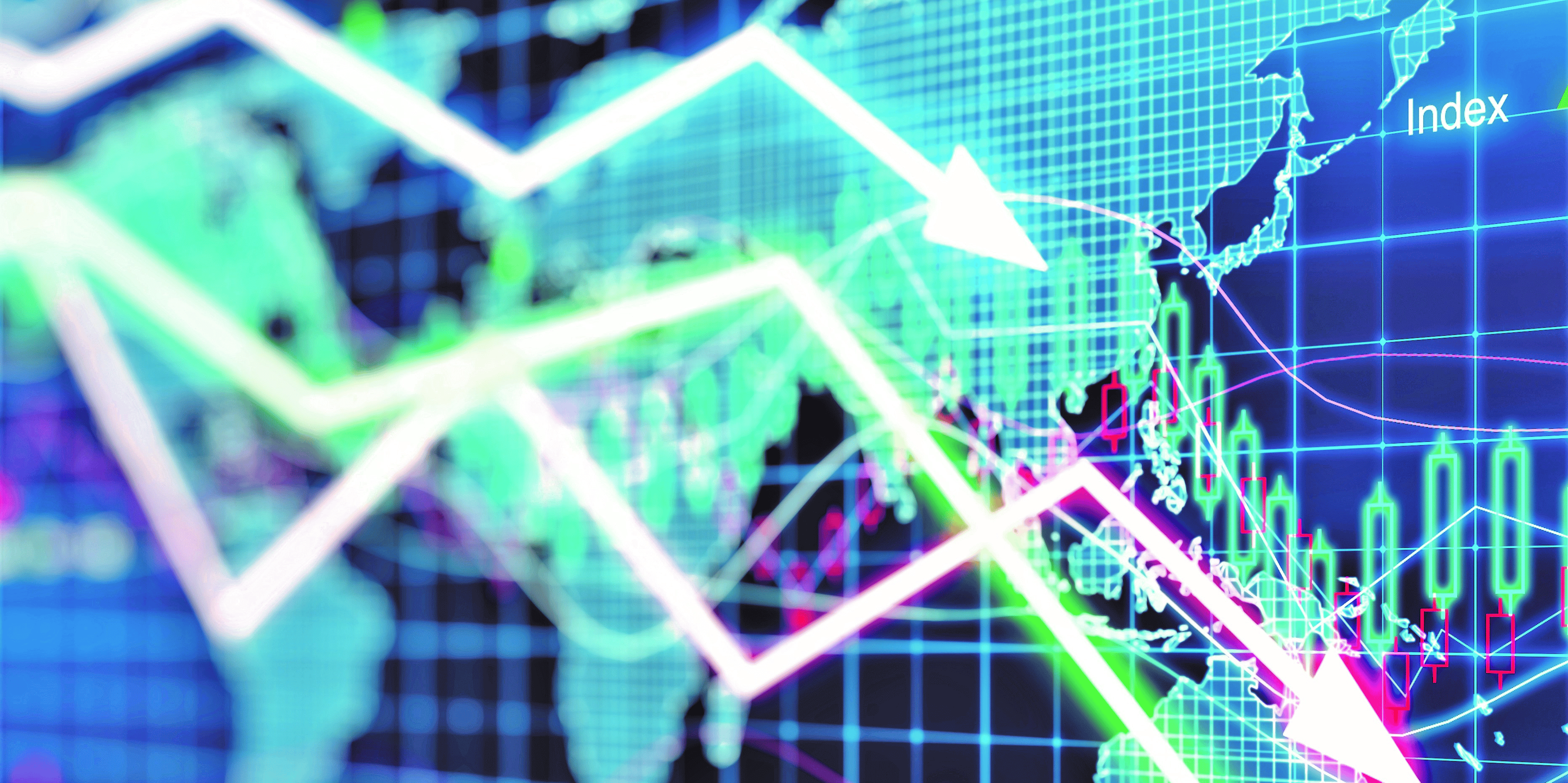 Bourse courbes indices économie croissance finance