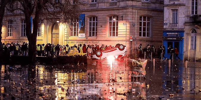 Gilets jaunes Bordeaux Intra Muros