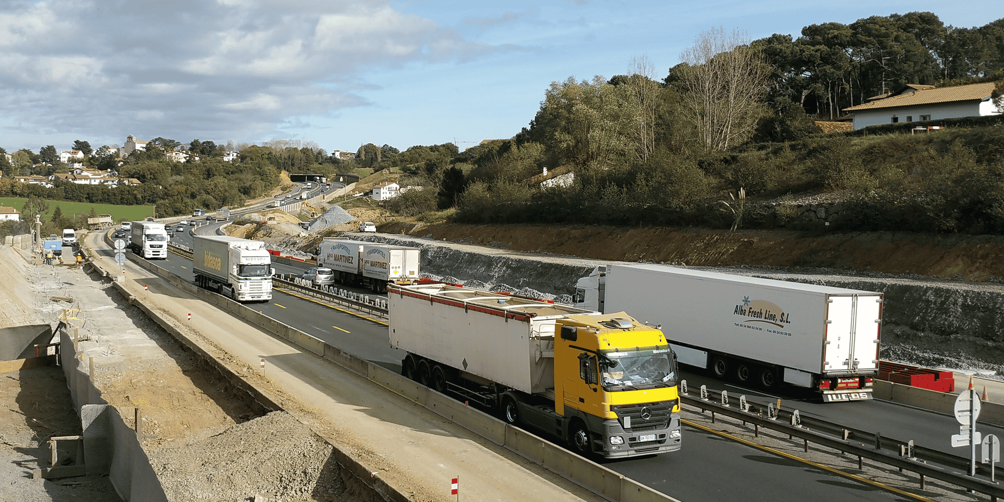 Le transport est l'un des secteurs où le repli de l'intérim est le plus marqué en Nouvelle-Aquitaine.