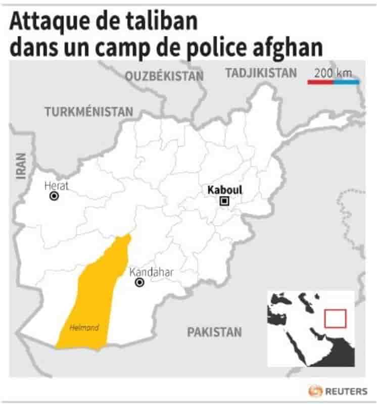 Attaque de taliban dans un camp de police afghan