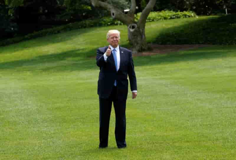 Sondage: la cote de trump au plus bas depuis son investiture