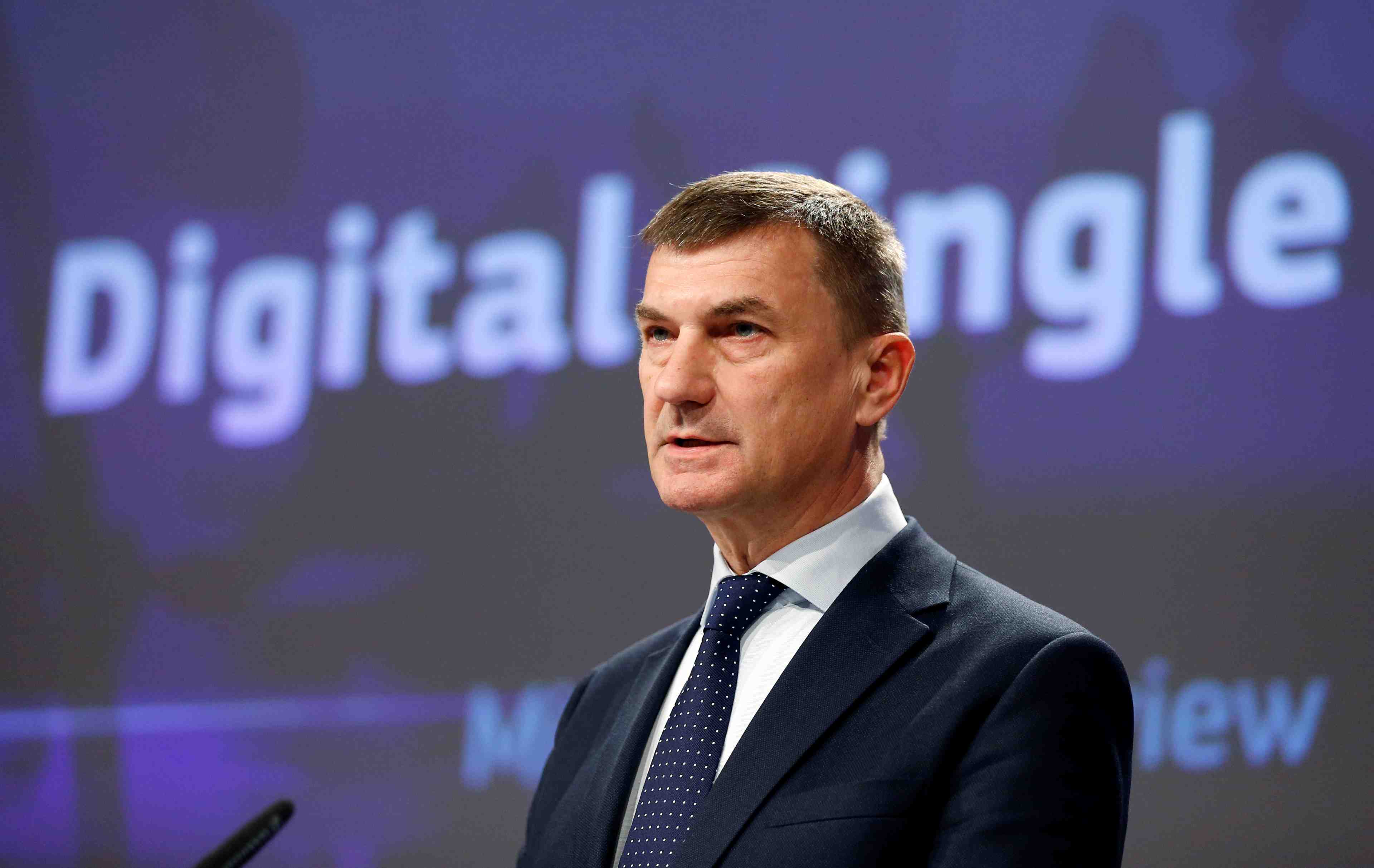 Andrus Ansip, Commission européenne,