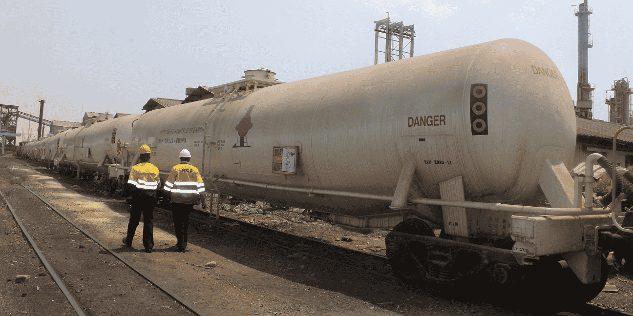Zambie compagnie ferroviaire