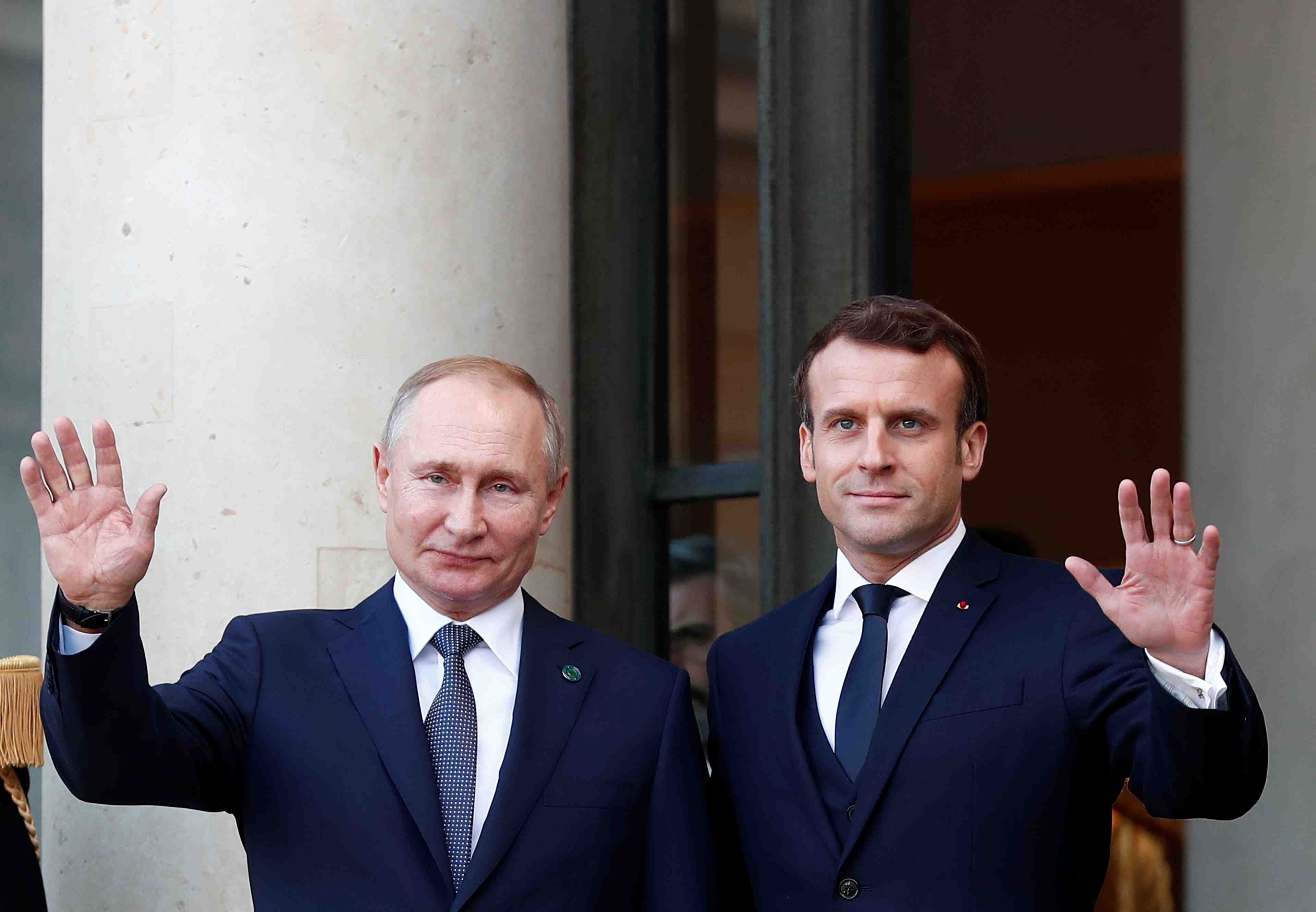 Macron demande a la russie de participer au fonds pour le liban