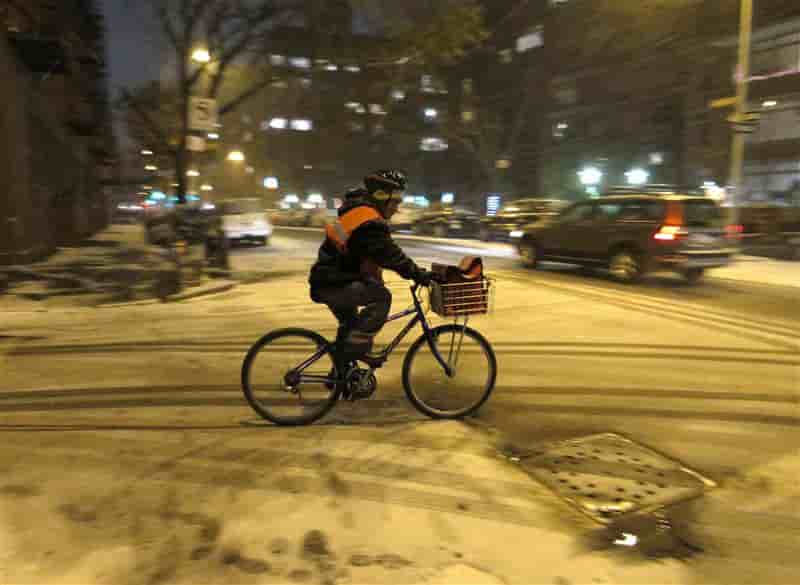 Tempête de neige et froid polaire sur le nord-est des Etats-Unis
