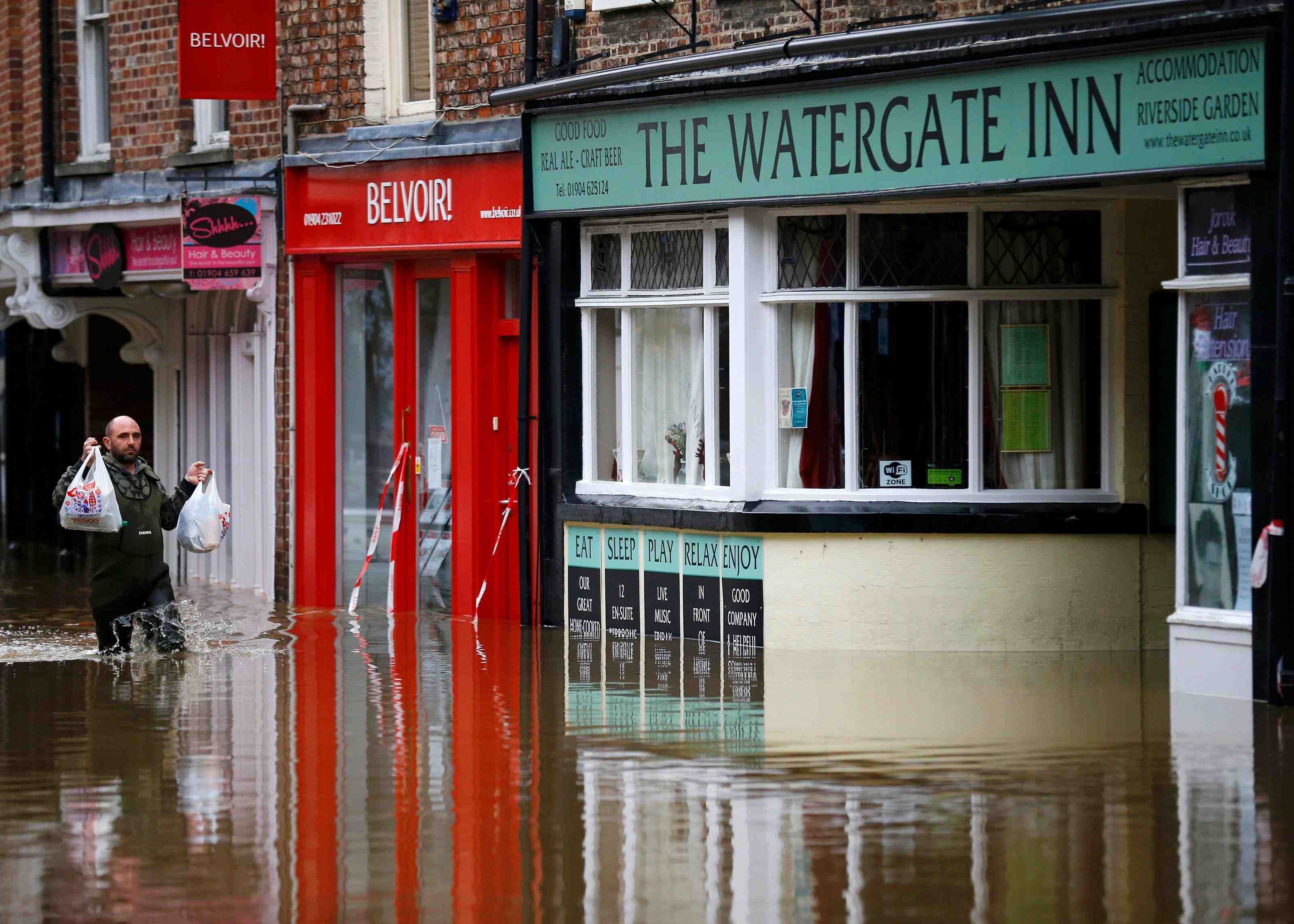 Inondations dans le nord de l'angleterre